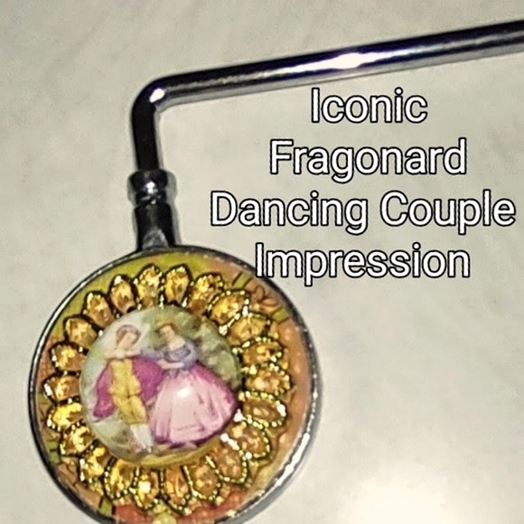 Limoges Jeweled Handbag Purse Hook - Picture 7 of 11